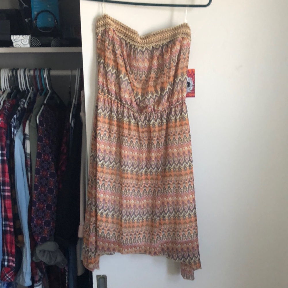 Strapless sundress